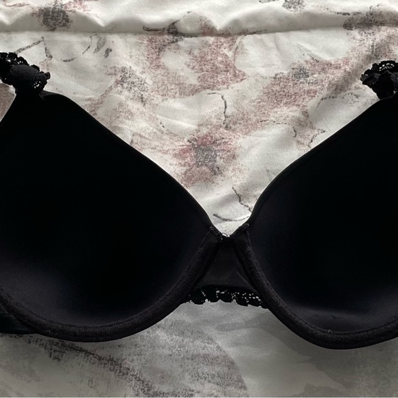 Natori black Body Double with Lace Full Fit bra, size 34DD boho support comfort - Picture 10 of 12